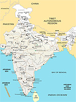 India kaart
