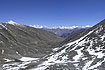 Panoramisch uitzicht vanop de Khardung La