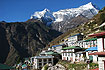 Namche Bazaar op 3340m hoogte