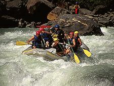 Raftingtocht op de Trisuli rivier