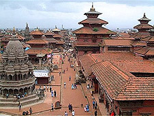 Het prachtige Durbar Square in Patan