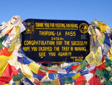 Vandaag staat de langste trekking op het programma over de Thorong La pas