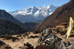 Khumjung (3790m) ook wel de groene vallei genoemd