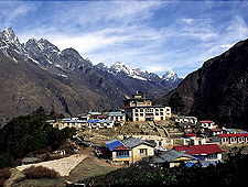 Het Tengboche klooster (3837m)