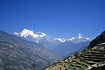 Fenomenale panorama's op wag naar het Annapurna gebergte